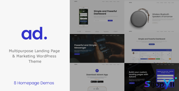 Advent v1.4.2 - Digital Marketing WordPress Theme