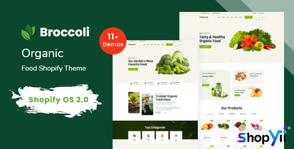 Broccoli v1.0 - Organic Food Store Shopify Theme