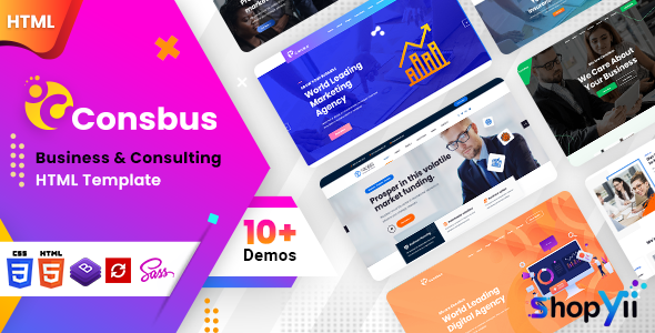 Consbus - One Page Template