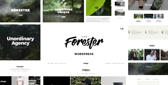 The Forester v1.4.2 - WordPress Minimalist Portfolio Theme