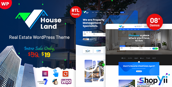Houseland v1.2 - Real Estate WordPress Theme