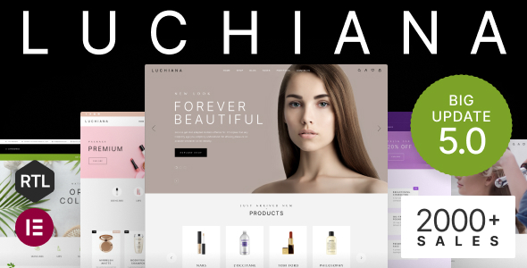 Luchiana v4.1 - Cosmetics Beauty Shop Theme