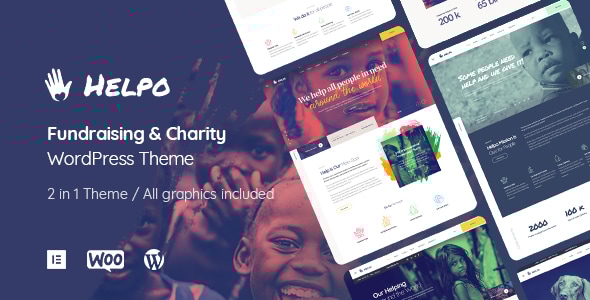 Helpo v1.4 - Charity & Nonprofit WordPress Theme