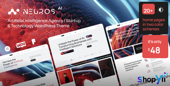 Neuros v1.4.0 - AI Agency & Technology WordPress Theme