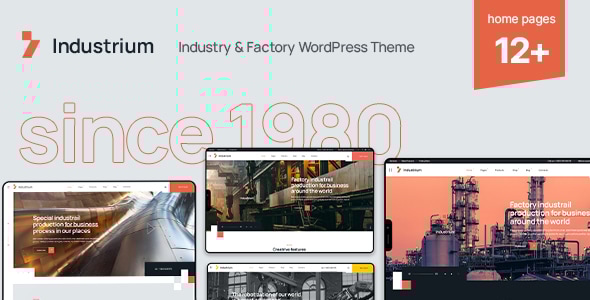 Industrium v1.0.1 - Industry & Factory WordPress Theme