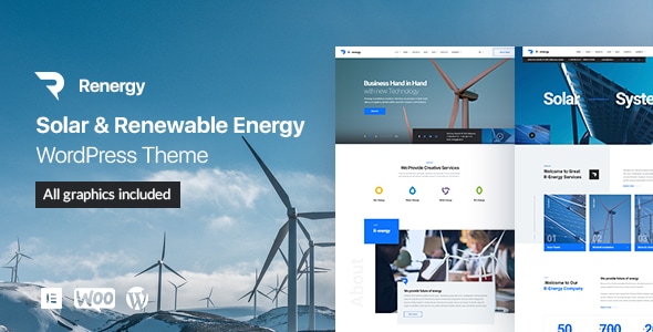 Renergy v1.0.3 - Solar and Renewable Energy WordPress Theme