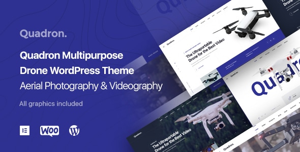 Quadron v1.1.0 - Aerial Photography & Videography Drone WordPress Theme