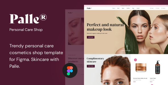 Palle v1.0 - Personal Care Shop Figma Template