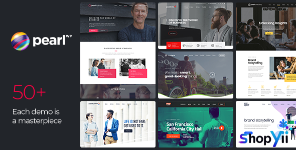 Pearl WP v3.3.1 - Corporate Business WordPress Theme