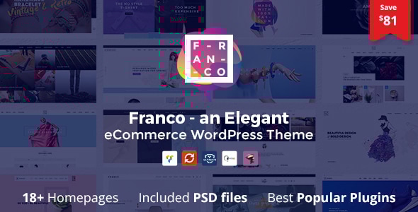 Franco v1.3.6 - Elegant WooCommerce WordPress Theme