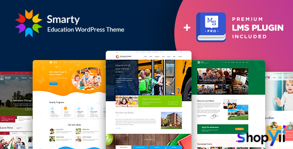 Smarty v3.4.6 - Education WordPress Theme for Kindergarten