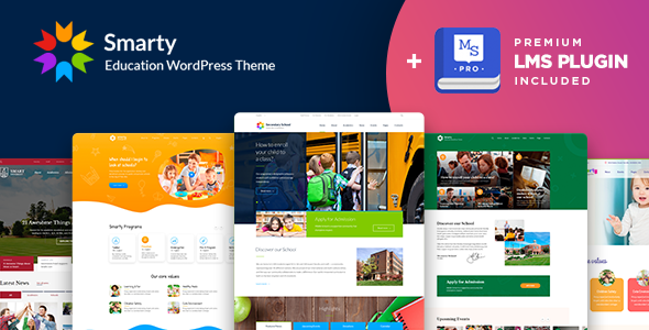 Smarty v3.3.2 - Education WordPress Theme for Kindergarten