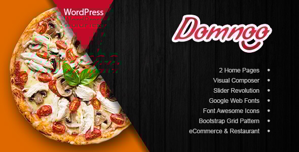 Domnoo v1.27 - Pizza & Restaurant WordPress Theme