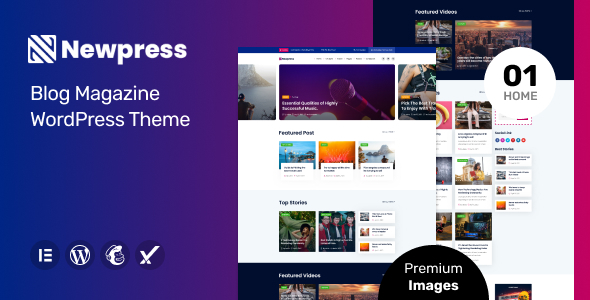 Newpress v1.0 - Blog Magazine WordPress Theme