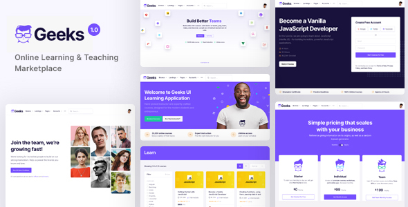 Geeks v1.0.7 - Online Learning Marketplace WordPress Theme
