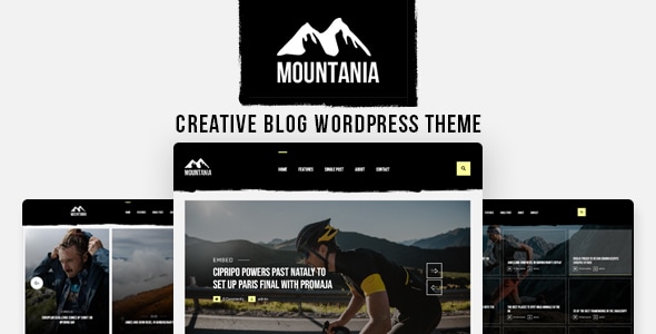 Mountania v1.0 - Creative Blog WordPress Theme