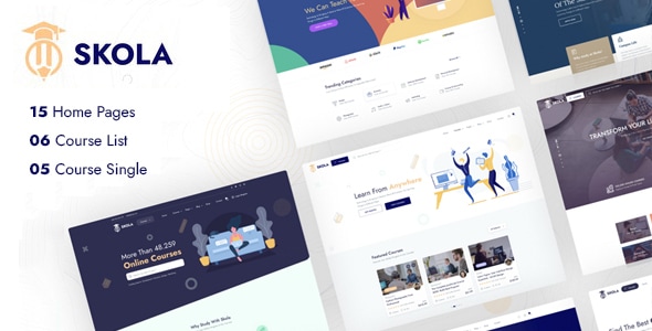Skola v1.0.6 - LMS Online Courses WordPress Theme