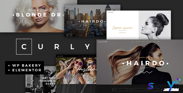 Curly v2.3 - A Stylish Theme for Hairdressers and Hair Salons