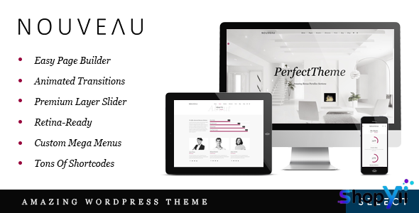 Nouveau v4.3 - Multi-Purpose Retina WordPress Theme