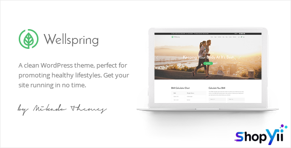 Wellspring v2.5 - Health, Lifestyle & Wellness Theme