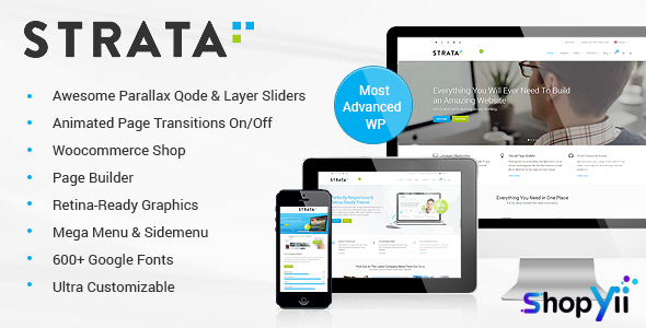 Strata v3.3 - Professional Multi-Purpose Theme