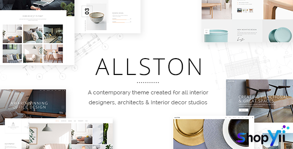 Allston v1.4 - Contemporary Interior Design and Architecture Theme