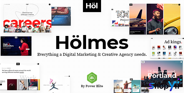 Holmes v1.3.2 - Digital Agency WordPress Theme
