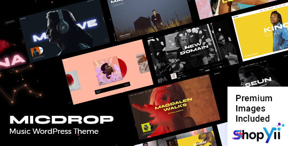 Micdrop v1.1 - Music WordPress Theme