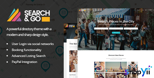 Search & Go v2.6 - Modern & Smart Directory Theme
