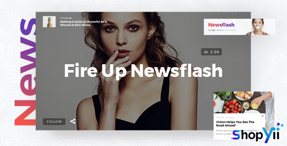 Newsflash v1.6 - News Magazine Theme
