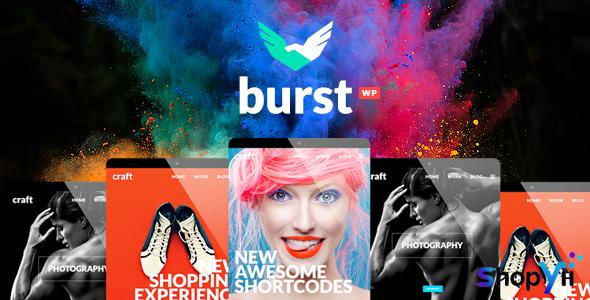 Burst v3.4 - A Bold and Vibrant WordPress Theme