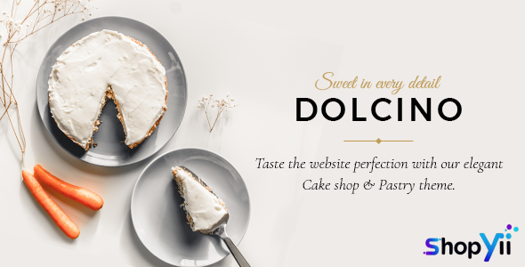 Dolcino v1.5 - Pastry and Cake Shop Theme