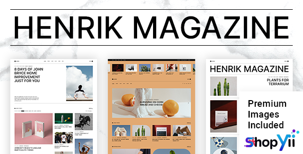Henrik v1.0.1 - Creative Magazine Theme