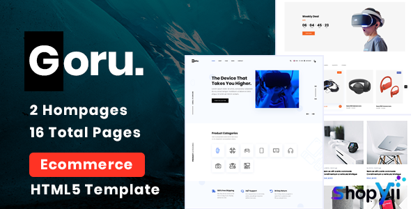 Goru v1.0 - Electronics eCommerce HTML5 Template