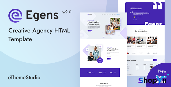 Egens v1.0 - Creative Agency HTML Template
