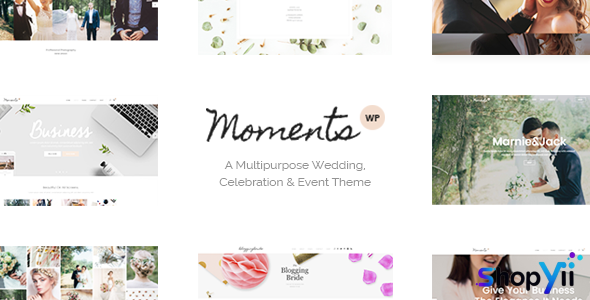 Moments v2.2 - Wedding & Event Theme