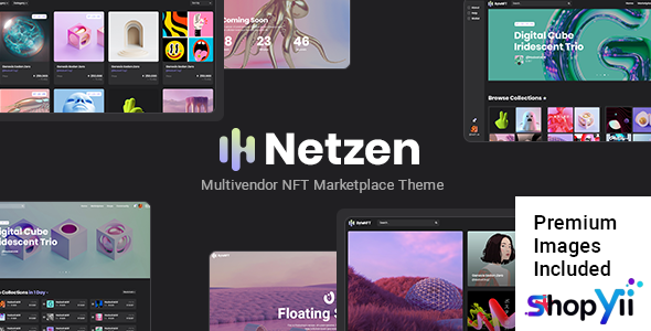 Netzen v1.0 - Multivendor NFT Marketplace Theme
