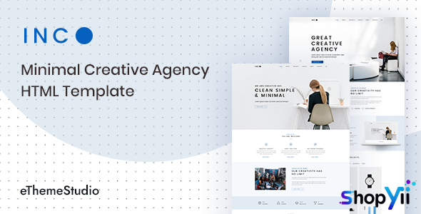 Inc - Minimal Creative Agency HTML Template