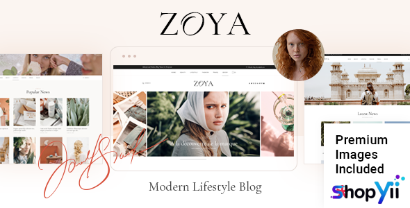 Zoya v1.2 - Lifestyle Blog