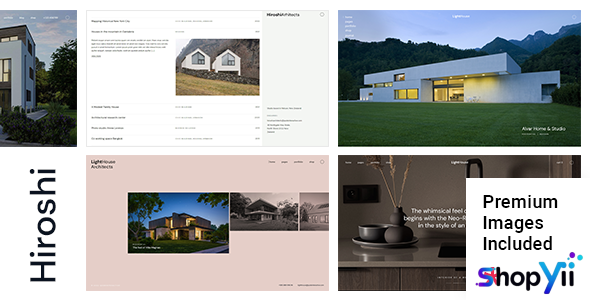 Hiroshi v1.0 - Architecture and Interior Design Theme
