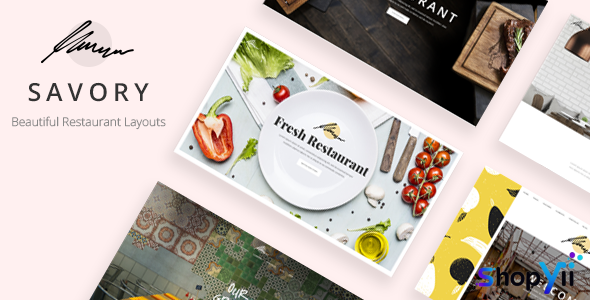 Savory v2.3 - A Beautiful Restaurant WordPress Theme