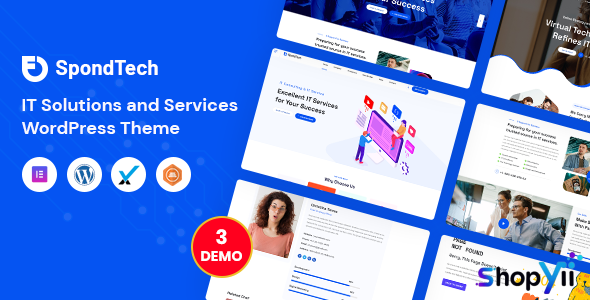 SpondTech v1.0.9 - IT Solutions And Services WordPress Theme