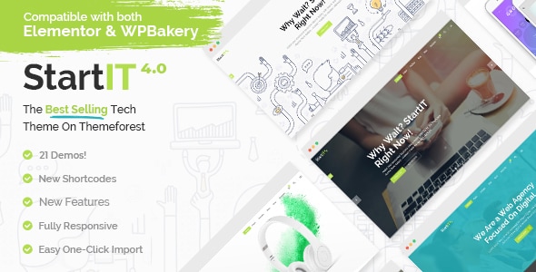 Startit v4.1.1 - A Fresh Startup Business Theme