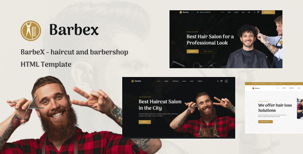 BarbeX v1.0 - Hair Salon and Barber Shop HTML Template