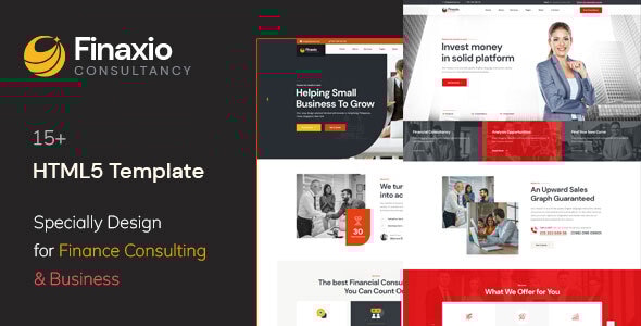 Finaxio v1.0 - Business and Finance Consulting HTML Template