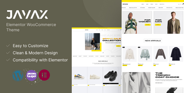 Javax v1.0.3 - Elementor WooCommerce Theme