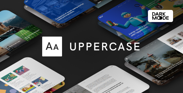 Uppercase v1.0.8 - WordPress Blog Theme with Dark Mode