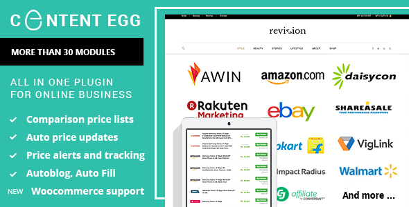 Content Egg v6.2.5 - all in one plugin for Affiliate, Price Comparison