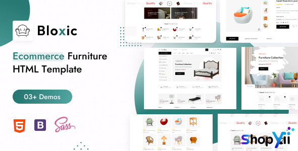 Bloxic - Furniture Store HTML Template