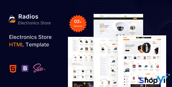 Radios - Electronics eCommerce HTML Template